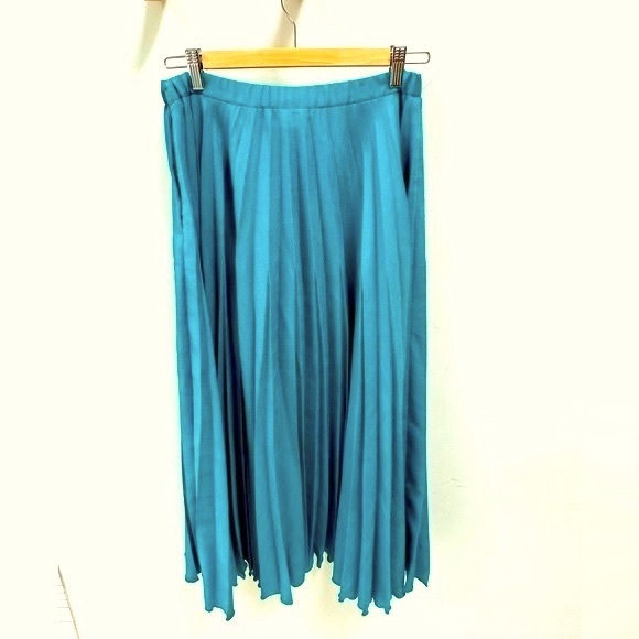 Vintage Jeanne Marc Pleated Maxi Skirt - Picture 6 of 7